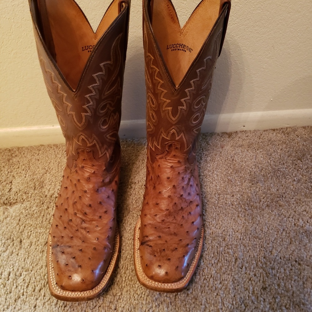 Lucchese Ostrich Boots